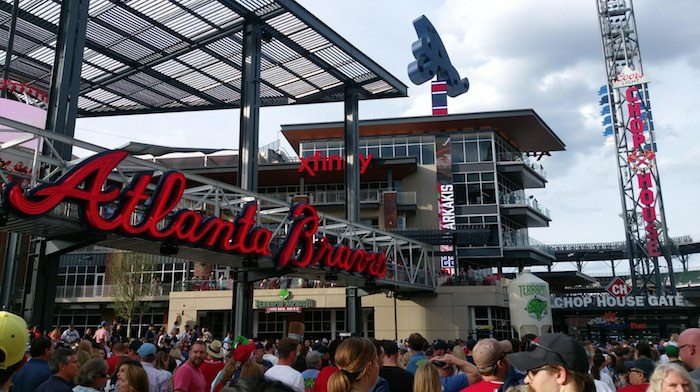 Atlanta Braves SunTrust Park at the Atlanta Battery