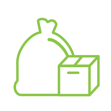 Cardboard Box Removal Icon