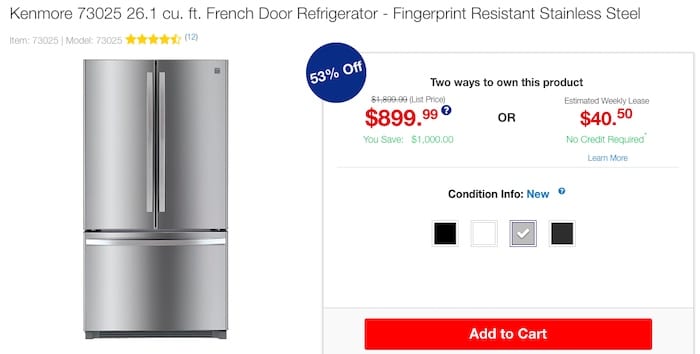 veterans day sale refrigerator