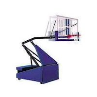 portable basketball goal removal