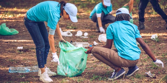 Clean up crew after large event