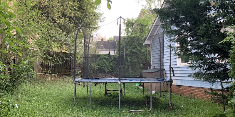 What to do with old trampoline