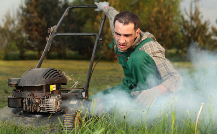 lawnmower removal disposal