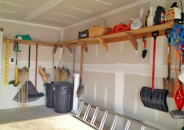 Organizing a garage on a budget