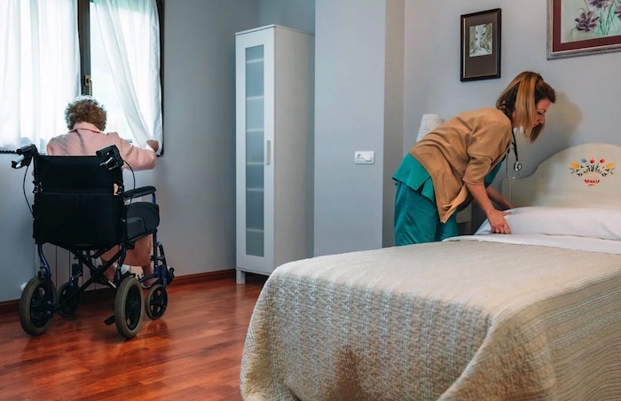 Downsize home for wheelchair accessibility in hospice