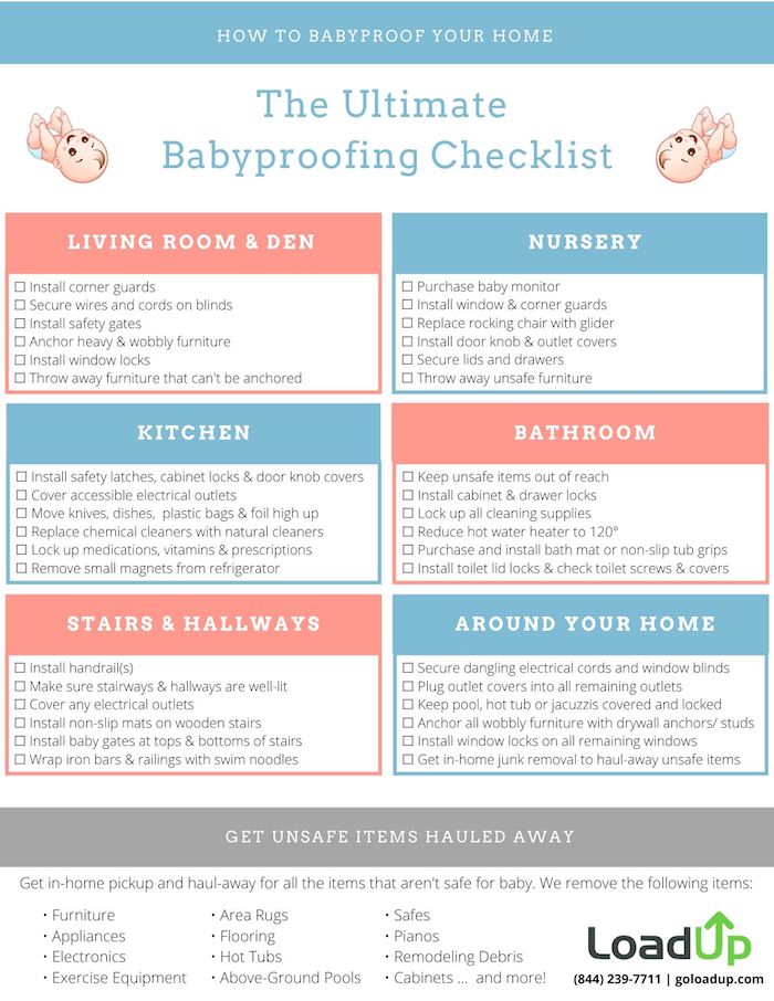 how to babyproof your home checklist