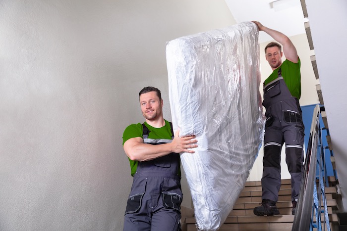 Hotel mattress removal, pickup and haul away.