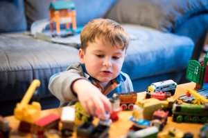 playroom organization on a budget