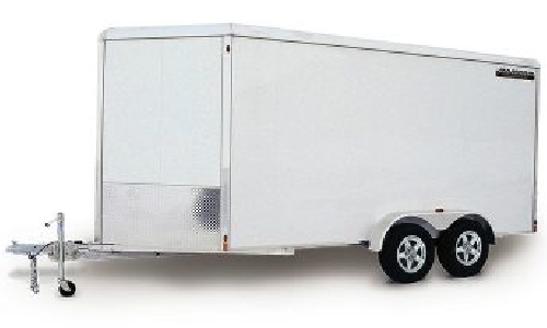 Junk Removal Enclosed Trailer