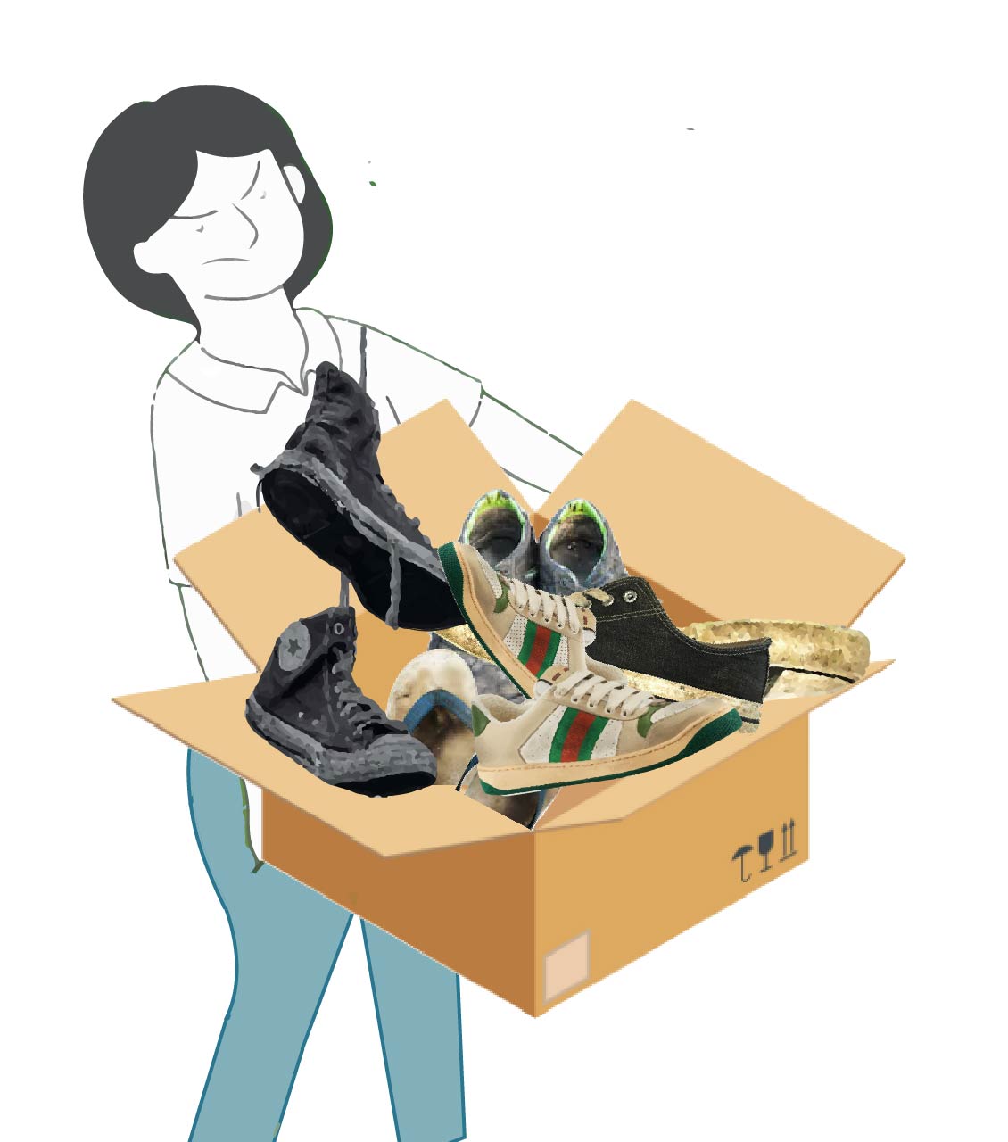 shoe recycling and disposal services