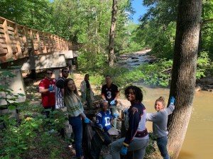 Chattahoochee River community service project