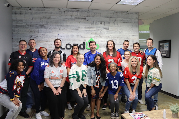 Employees in Atlanta celebrate jersey themed day