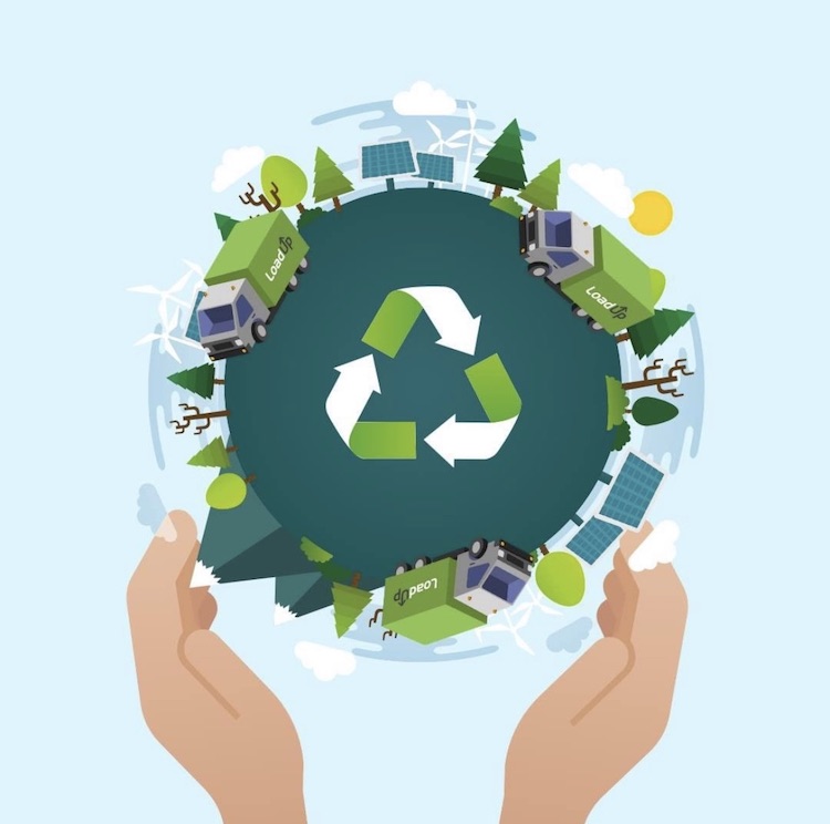 LoadUp recycling and sustainability efforts