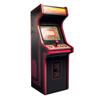 Vintage video arcade game ready for haul away
