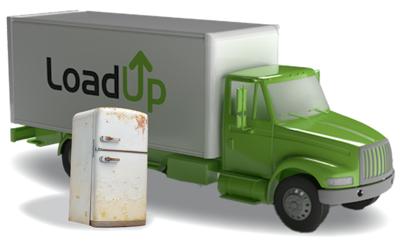 LoadUp offers professional haul away of heavy, bulky items