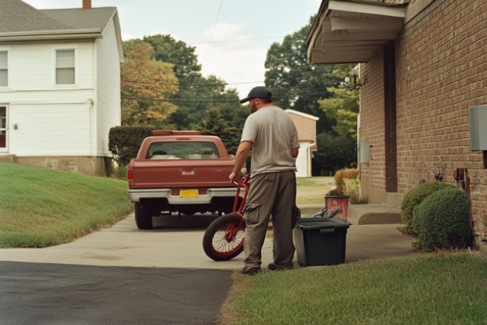 Tricycle hauling professionals