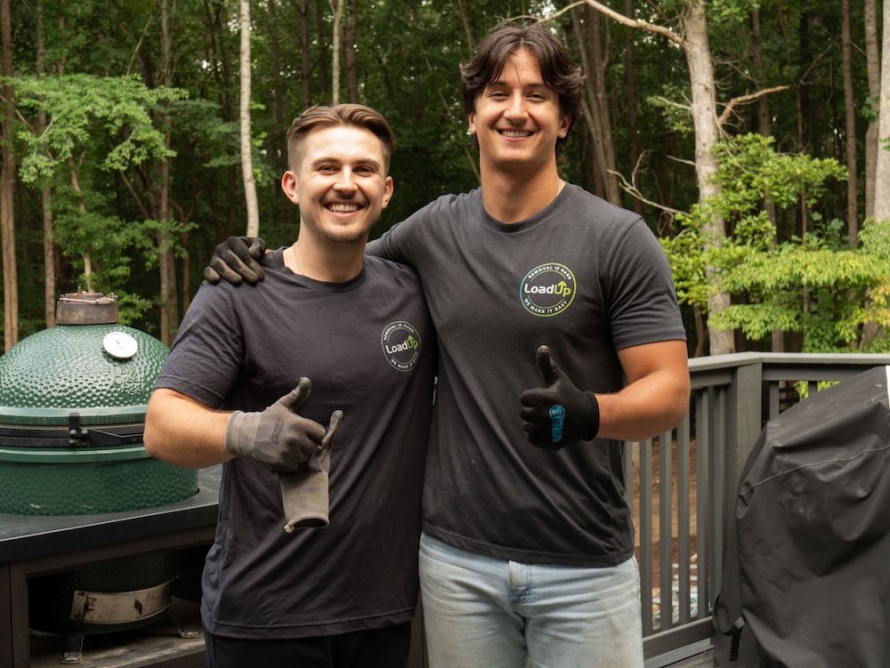 Two LoadUp assembly professionals