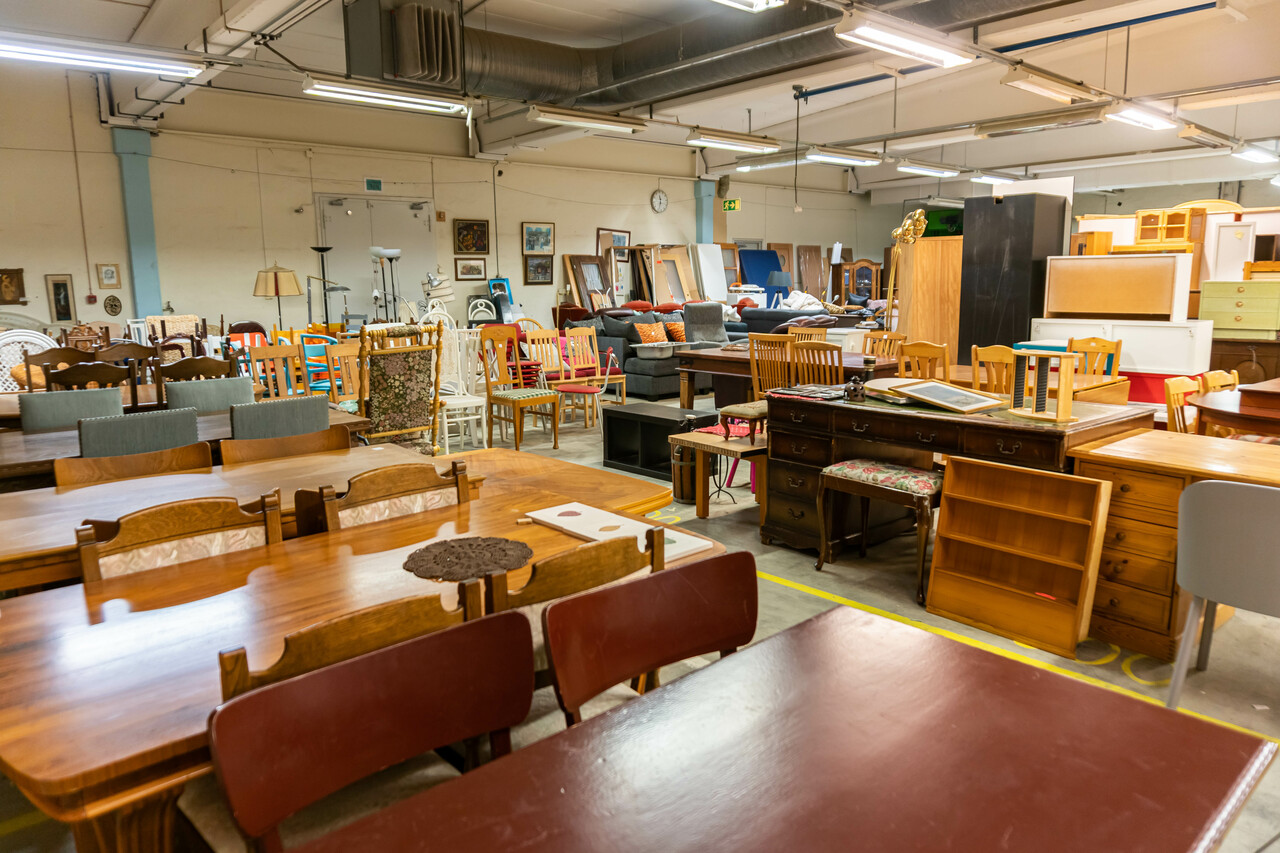 Secondhand furniture donation center